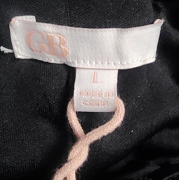 GB Sequin Black Mini Skirt Size Large - Picture 4 of 6